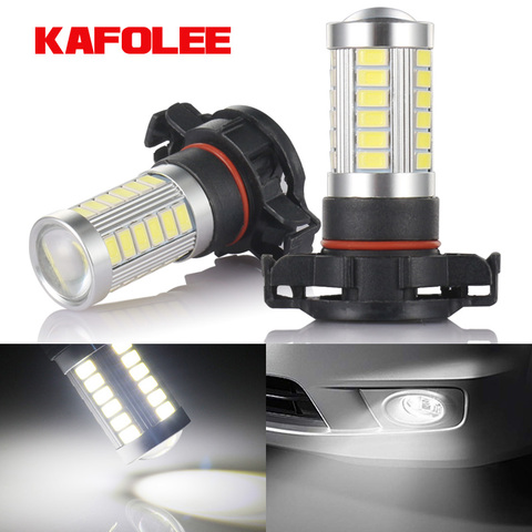 GZKAFOLEE 5201 5202 LED Fog Light Bulbs Xtreme Super Bright 12V LED PS19W 12085 PS24W Replacement 600LM 6000K White 3000K Amber ► Photo 1/6