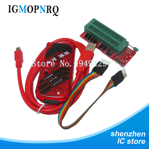 1set PICKIT3 Programmer + PIC ICD2 PICKit 2 PICKIT 3 PICKIT 3.5 Programming Adapter Universal Programmer Seat ► Photo 1/5