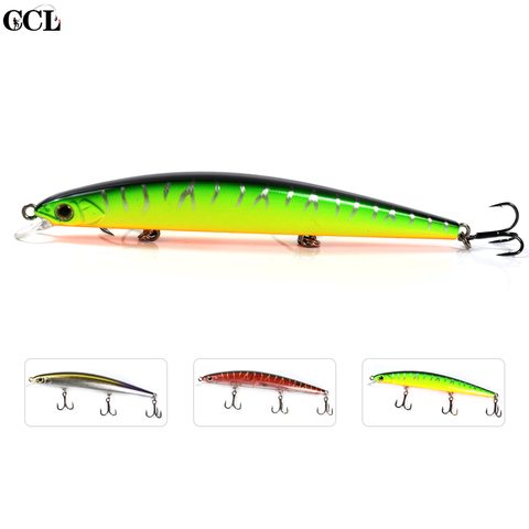 CCLTBA High Quality Suspending Minnow Bait 110mm 11g Long Cast Tungsten Weight Wobblers Jerkbait Minnow Fishing Lures ► Photo 1/6