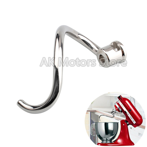 Stainless Steel Dough Hook Electric Mixer Attachment For KitchenAid Spiral Dough  Hook W10462785 - Price history & Review, AliExpress Seller - AK Motors  Store
