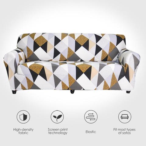 Stretch Sofa Covers Furniture Protector Polyester Loveseat Couch Cover l 1/2/3/4-seater Arm Chair Cover for Living Room ► Photo 1/6