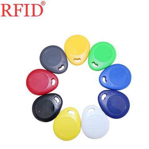 ID 125KHZ EM4305 Writable Rewritable Keyfob RFID Waterproof Badge Token keyfob Tags Keychain Access Control Card Fast Shipping 1 ► Photo 1/5