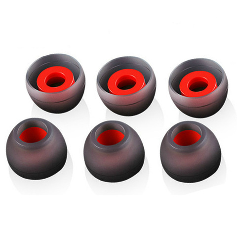 3 Pairs(6pcs) L M S In Ear Tips Earbuds Earphone Silicone Eartips/Ear Sleeve/Ear Tip/Earbuds For KZ Earphone LZ A4 DZ9 ► Photo 1/4