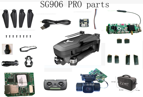 SG906PRO  SG906PRO2 x7pro Drone Quadcopter Spare Parts motor arm set blades body shell GPS module Receiving board camera control ► Photo 1/3