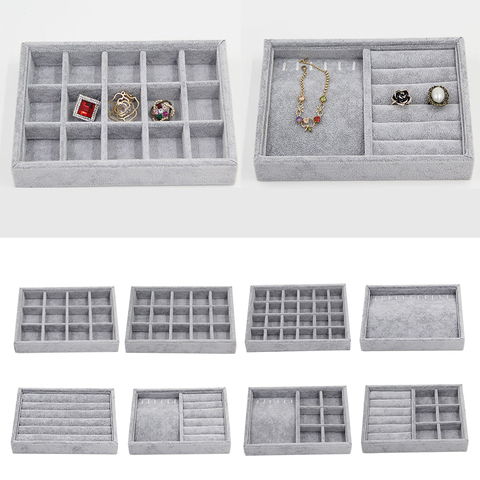 Jewelry Tray Drawer Insert Display Show Case Organizer for Necklace Bracelet ► Photo 1/6