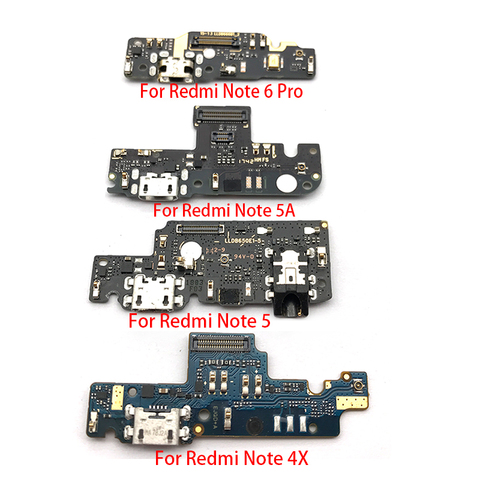 For Xiaomi Redmi Note 4 4X 5 5A 6 7 3 Pro Se 152mm Dock Connector Micro USB Charger Charging Port Flex Cable Microphone Board ► Photo 1/6