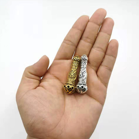 Big Size EMAMU For making tasbih Gold minaret beads accessories Tasbih tassel Rosary Bracelets accessories for misbaha ► Photo 1/6