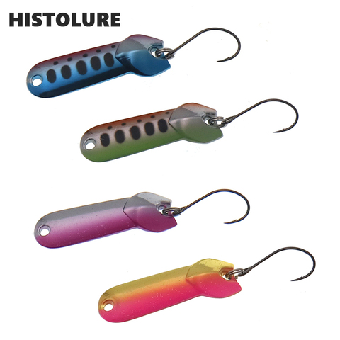 HISTOLURE Spoon Bait 2.2g 30mm Metal Fishing Lure Trout Fishing Wobbler Spoon Lure Perch Pike Salmon ► Photo 1/6