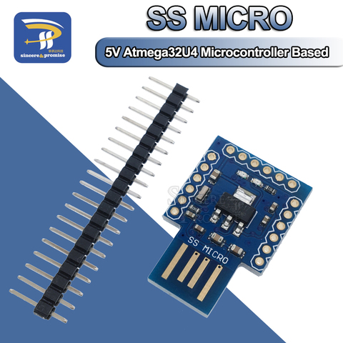 3.3V/5V 8MHz/16MHz Pro Micro USB Controller Board ATMEGA32U4 with Bootloader