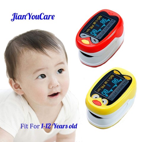 children kids Finger Pulse Oximeter for Pediatric/Child oximetro Pulsoximeter Medical Infant De pulso Dedo SpO2 Saturation Meter ► Photo 1/6