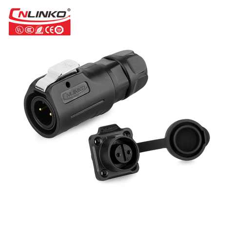 Cnlinko LP12 Series Small Connector 2 Pin Male Female Power Adaptor Butt Wire Joint Connector For LED Lighting Medical Equipment ► Photo 1/6