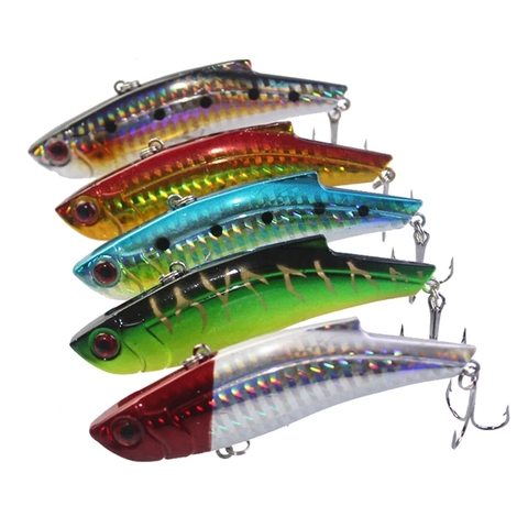 5Pcs/Lot 9cm 28g Fishing Lure VIB Ice Fishing Hard Bait Minnow Pesca Isca Artificial Bait Crankbait Swimbait Winter Fishing ► Photo 1/6