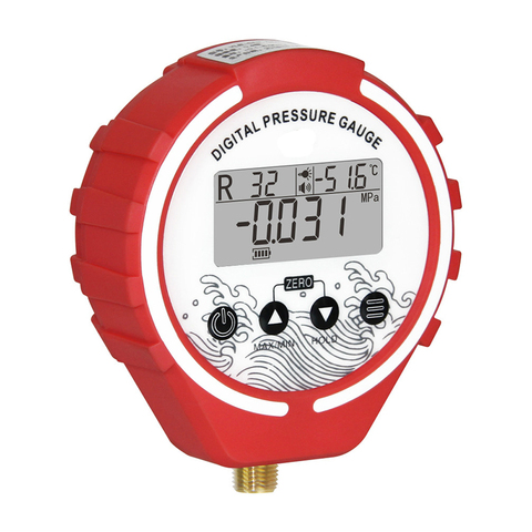 Pressure Gauge Refrigeration Manifold Tester Meter Digital Vacuum Pressure HVAC Temperature Tester Air conditioning repair tool ► Photo 1/6
