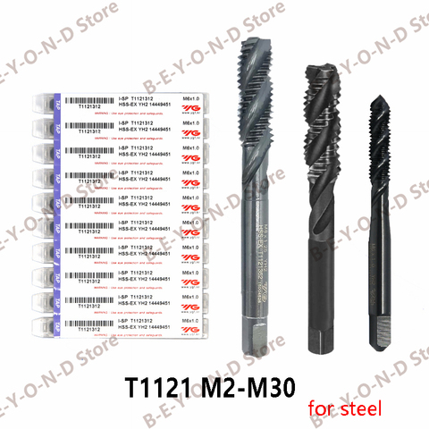 Original YG1 T1121 Taps for Blind Holes M2 M2.5 M3 M4 M5 M6 M8 M10 M12 M14 M16 M18 M20 M24 M30 Tapping Carbon Steels Alloy Steel ► Photo 1/6