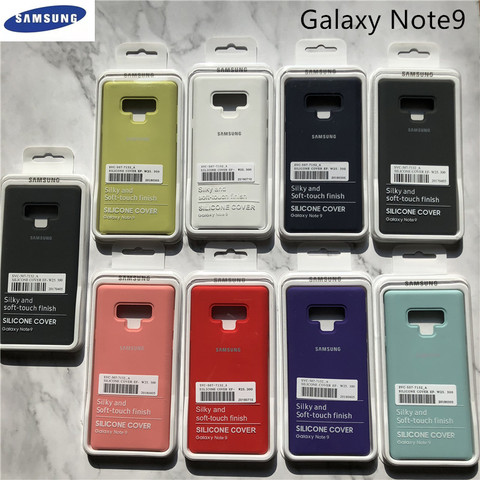 Original Samsung Galaxy Note 9 Case High Quality Soft Silicone Protector shell For Galaxy Note9 Back Cover  With box ► Photo 1/6