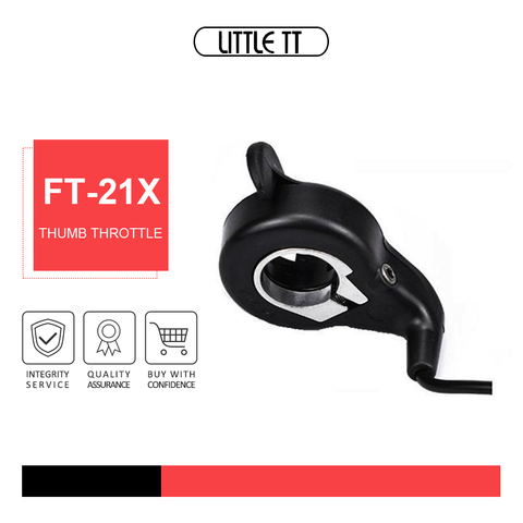 WUXING  FT-21X Finger Thumb Throttle Right Hand 3 Pin SM Waterproof Finger Thumb Throttle  E-bike Part Kit ► Photo 1/6