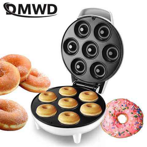 DMWD Electric Donut Maker Automatic Heating Egg Cake Bread Baking Machine 1200W High Power Fast Heating Oven Pan Breakfast DIY ► Photo 1/6