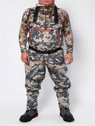 2022 sitex men's waders Fly Fishing  Waterproof Fishing Waders  Breathable Hunting waders Wading  Desolve  camouflage Veil ► Photo 1/6