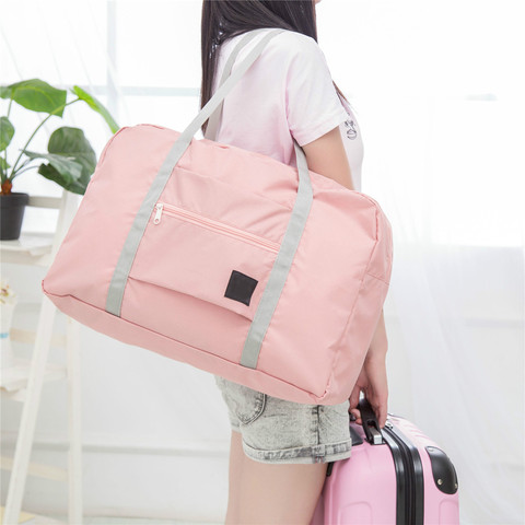 Folding Travel Bag Nylon Travel Bags Hand Luggage for Men & Women Fashion Travel Duffle Bags Tote Large Handbags Duffel ► Photo 1/5