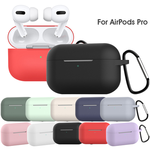 Silicone Cover Case For apple Airpods Pro Case sticker Bluetooth Case for airpod 3 For Air Pods Pro Earphone Accessories ► Photo 1/6