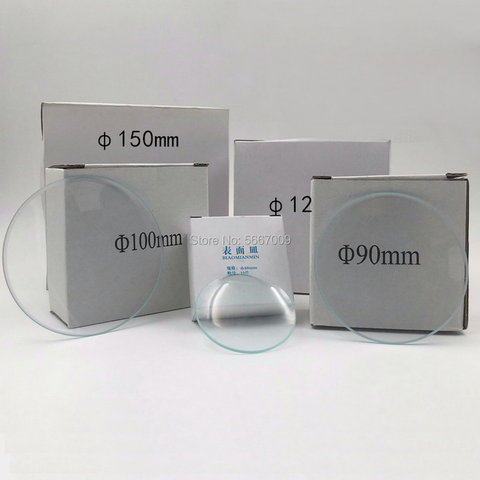 1pcs/5pcs/10pcs Dia45mm to 200mm Lab Flat Watch Glass Dish, transparent beaker cover, glass watching dish for School Experiment ► Photo 1/6