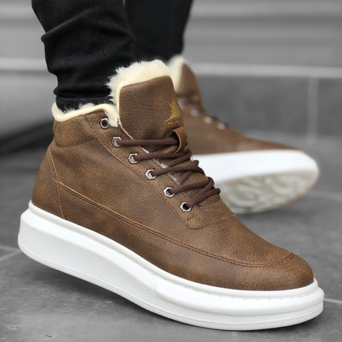 Winter New Ankle Boots Men boots Men's Winter Shoes Fur Boot Plush Warm Fashion Snow Boots Winter Sneakers Shoes Winter boots ► Photo 1/6