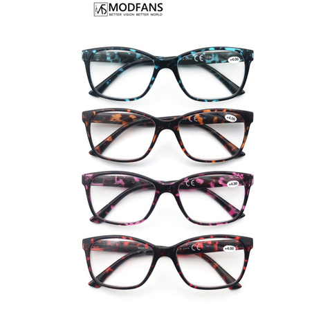 Modfans Men Reading Glasses For Reader Women Square Colorful Fashion Frame Plastic Material Comfortable To Wear Eyeglass ► Photo 1/6