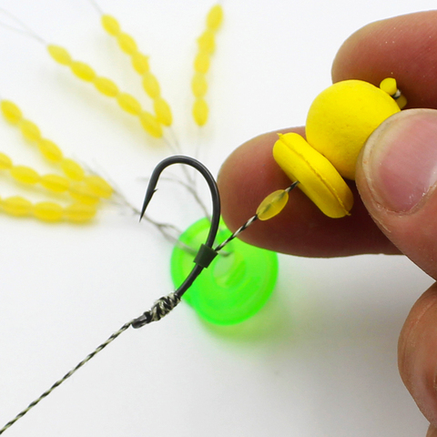 10Set Fishing Hook Rig Stop Beads Kit for Carp Fishing Boilie Bait Stop Hair Chod Ronnie Hair Rig Pop UP Stop Fishing Tackle Kit ► Photo 1/6