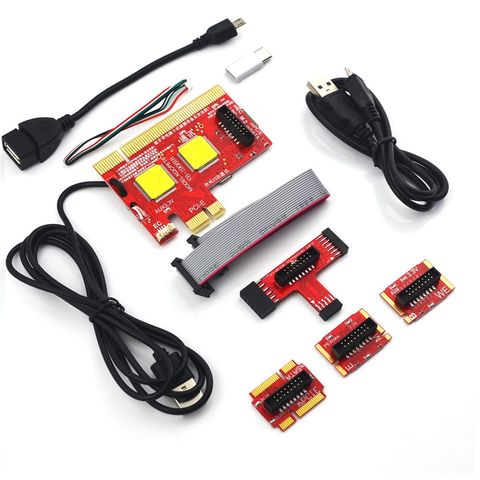 KQCPET6 V8 Type B Phone/Laptop/Desktop PC Universal Diagnostic Test Debug King Post Card For PCI PCI-E LPC Mini PCI-E ECI mSATA ► Photo 1/6