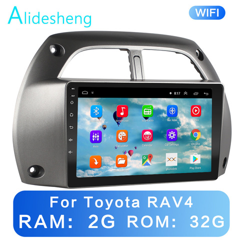 2GRAM+32GROM 2.5D 2Din Android 8.1 GO car Multimedia player GPS for Toyota RAV4 2001 2002 2003 2004 2005 2006 rav4 WiFi BT ► Photo 1/1