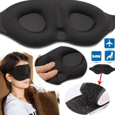 3D Sleeping eye mask Travel Rest Aid Eye Mask Cover Patch Paded Soft Sleeping Mask Blindfold Eye Relax Massager Beauty Tools ► Photo 1/6