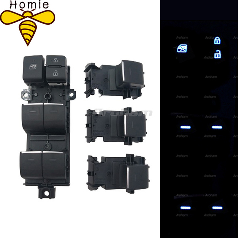 Led Lighted Power Window Switch For Toyota Rav4 Rav 4 Chr Corolla  2022 Backlight Upgrade 84040-12200 8404012200 Baclight ► Photo 1/6