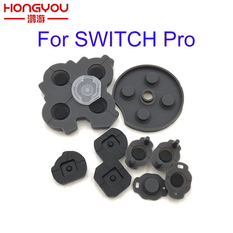 5set ABXY Cross Controller Rubber Conductive Pad Silicon Buttons For Swith Pro Controller Repair Replacement Contacts ► Photo 1/6