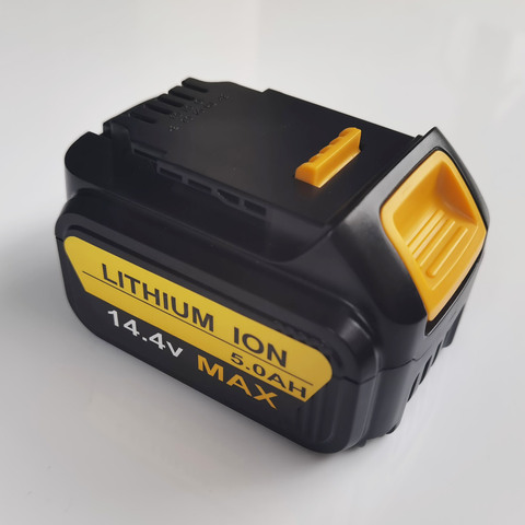 US 14.4V 5000mah Rechargeable Li-ion battery pack for Dewalt cordless Electric drill screwdriver DCB140, XR DCB140-XJ,DCB-141 ► Photo 1/6