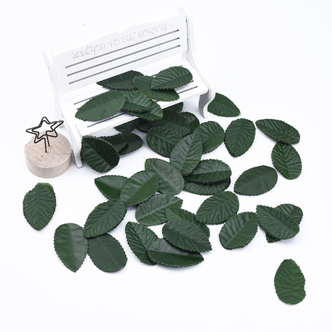 100 Pieces leaves wedding artificial flowers christmas decorations for home new Year candy box Christmas gifts household product ► Photo 1/6