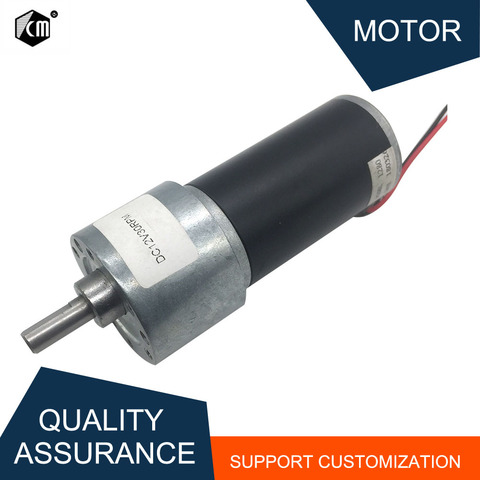 Bringsmart 37GB31Y 12V 24V DC Gear Motor Permanent Magnet Tubular Electric Motor Reducer Reverse High Torque Mini Engine Motor ► Photo 1/6