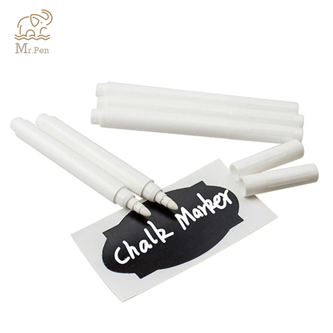 1/2/3/4Pcs White Liquid Chalk Pen Marker Glass Windows Blackboard