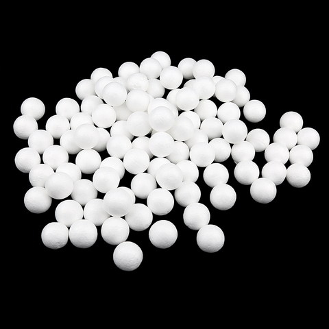 100pcs 25mm White Modelling Craft Polystyrene Foam Balls Kids Craft DIY Decoration for model making and other kinds of crafts ► Photo 1/6