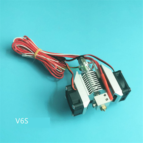 New 3D Printer Parts E3D V6 metal hotend print head full kit with new design fan duct and V6s Hexagon heat sink fan ► Photo 1/6