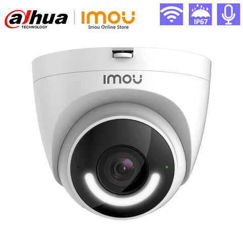 Imou Smart Security IP Camera Turret IP67 Waterproof Active Deterrence Siren Human Detection Built-in Wi-Fi Hotspot Two-Way Talk ► Photo 1/3