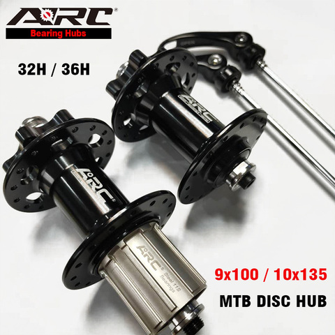 ARC 32 36 Hole MTB Hub 9x100 10x135 Bicycle Hub Quick Release Disc Mountain Bike Hub CR-MO Steel Freehub Shimano 8 9 10 11 Speed ► Photo 1/6