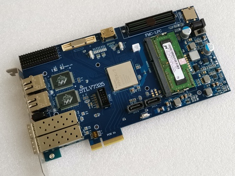 Kintex 7 XC7K325T pcie gen2 x4  sfp rj45 ddr3 FMC SATA HDMI xilinx fpga board  xilixn fpga development board  xilinx  pcie board ► Photo 1/5