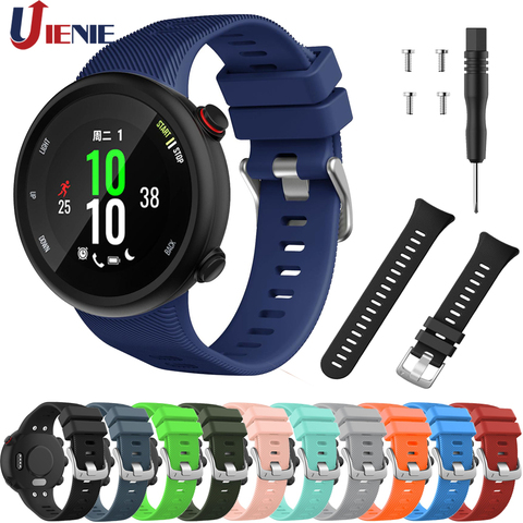 Silicone Band for Garmin Forerunner 45 45s Smart Watchband Strap Sport Replacement Wristband Colorful Bracelet Correa with Tool ► Photo 1/6