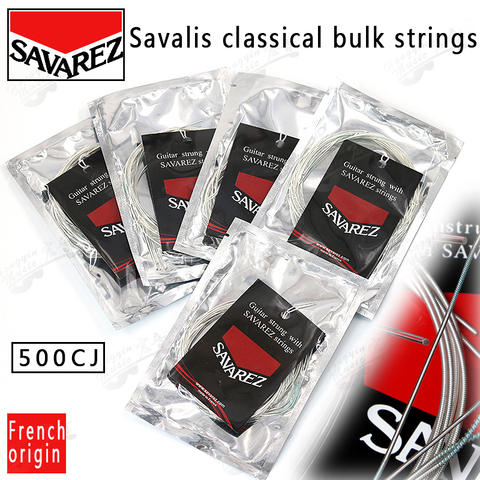 French Savarez 500CJ bulk classical guitar strings nylon set with high tension strings ► Photo 1/6