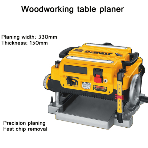 Multi-functional Woodworking Table Planing Press Planer Machine Small Electric Planer Planing Machine DW735 Flat Planer Machine ► Photo 1/1