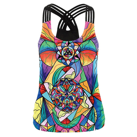 Summer Women Sport Vest 3D Print Yoga Shirt Running Fitness Quick Dry Tank Tops Sleeveless T-shirt Strap Workout Gym Vest Female ► Photo 1/6