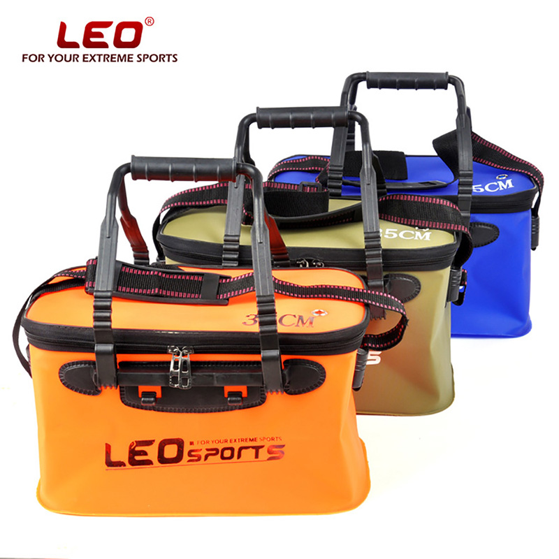 LEO Portable Folding Fish Wear Bucket Outdoor EVA Fishing Tackle Boxes with  Handle Fishing Bags Outdoor Fishing Water Tank - Price history & Review, AliExpress Seller - NV Bike Store