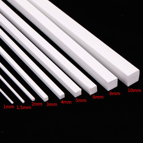 0.5mm-10mm ABS Square Rod DIY Manual Construction Sand Table Model Of ABS Model Transformation Of Solid Rods Diorama ► Photo 1/6
