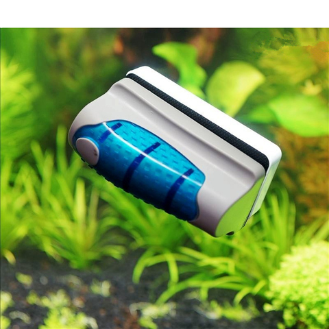 Magnetic Aquarium Brush Fish Tank  Cleaner Magnetic Brush Aquarium Tank Fish Tools Floating Brush Glass Algae Cleaning Scraper ► Photo 1/6