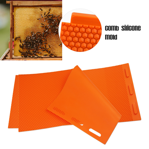 2PCS | Rubber Beeswax Press Sheet Mould Foundation Beekeeping Equipment Bee Hive Basis Press Sheet Mould Tools ► Photo 1/6